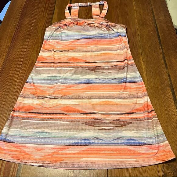 Prana Women's Cantine Dress Birch Linea‎ Halter Medium Excellent Condition - Picture 3 of 10